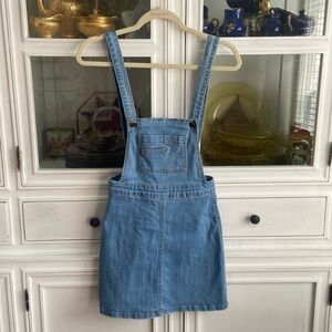 Orchid overalls skirt